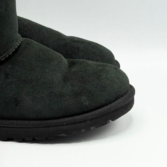 UGG Bailey Boot II Tall Black Suede Fur Lined Winter Boots - US Women 6 / EU 37 - Picture 4 of 13